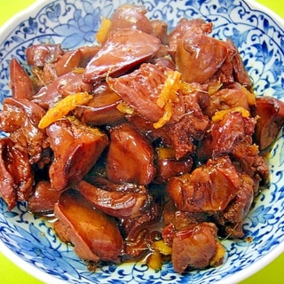 鶏レバーの甘辛生姜煮